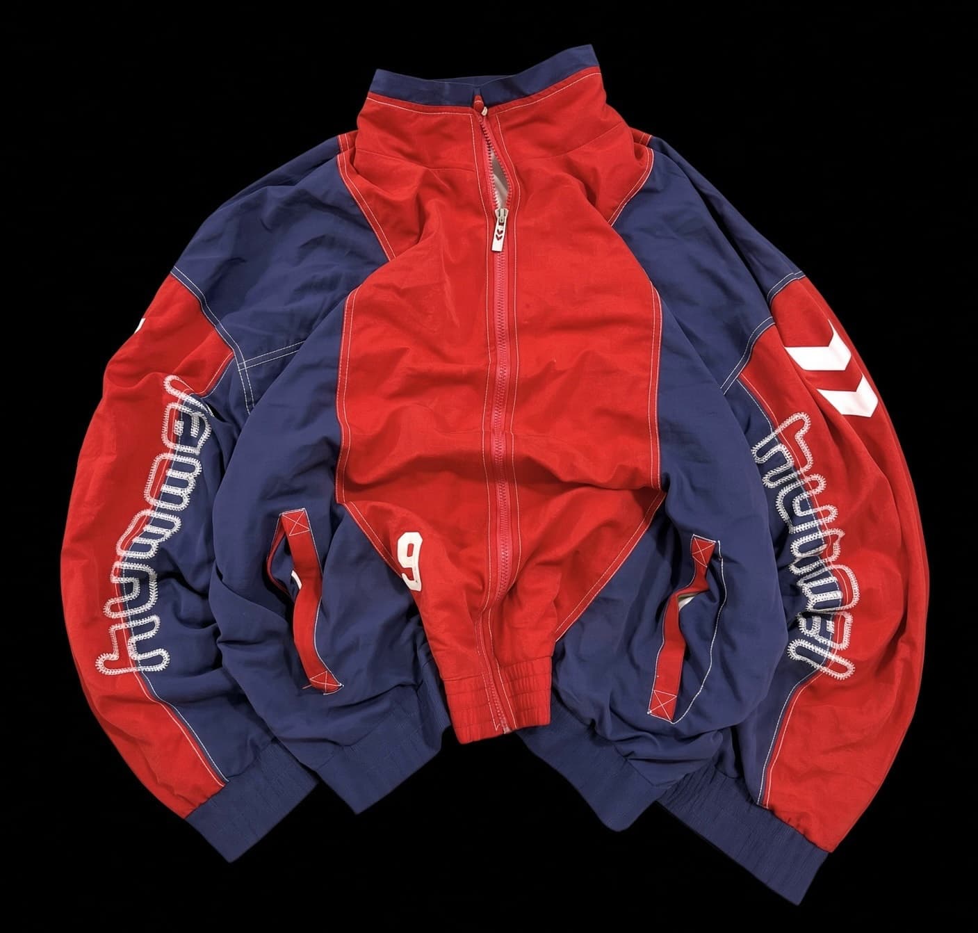 Rare-vintage Hummel 'TV Levern' Track Top