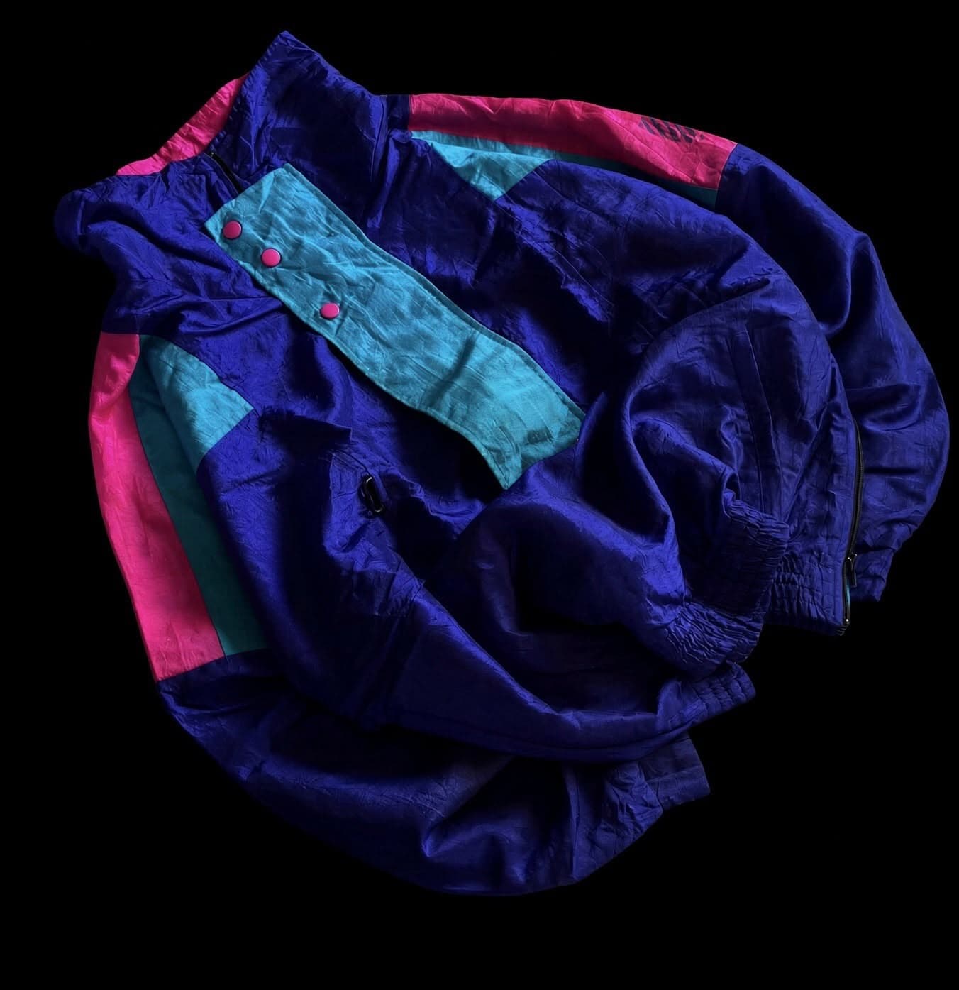 90s Asymmetrical Cyber-Rave Technical Pullover