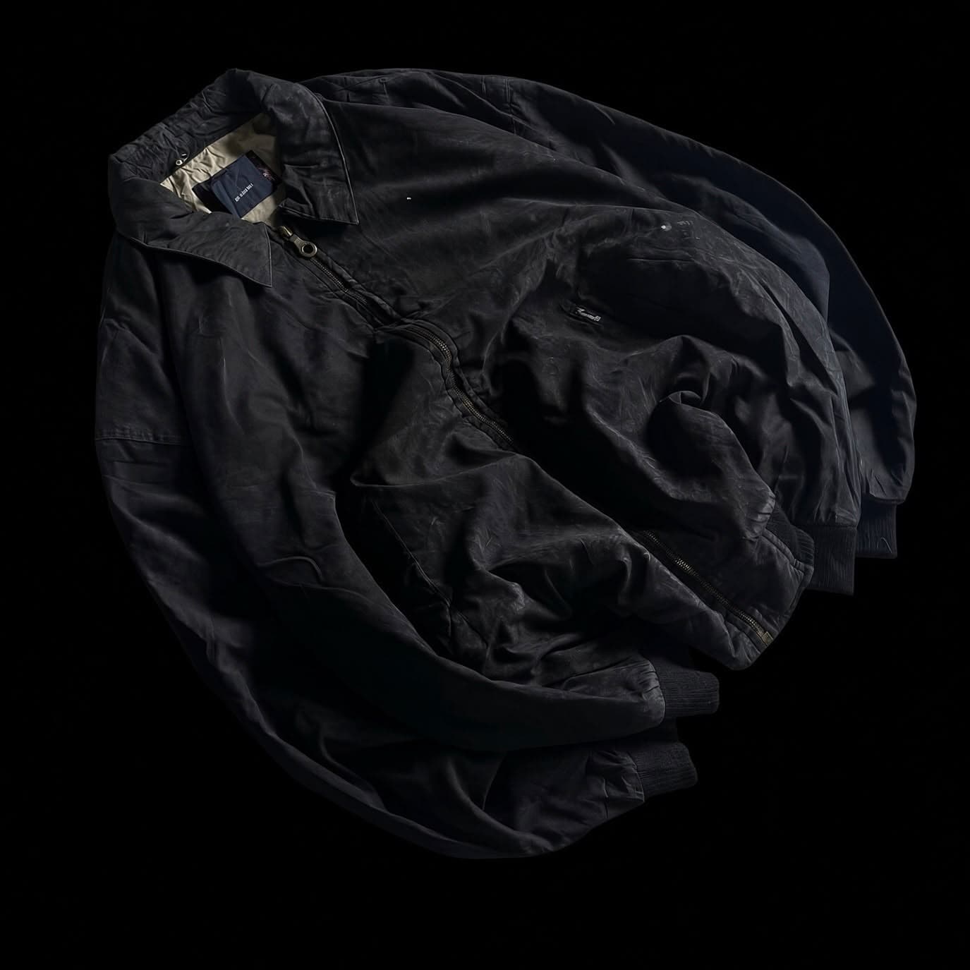 Faded Black Heavy-Canvas Detroit Worker Jacket