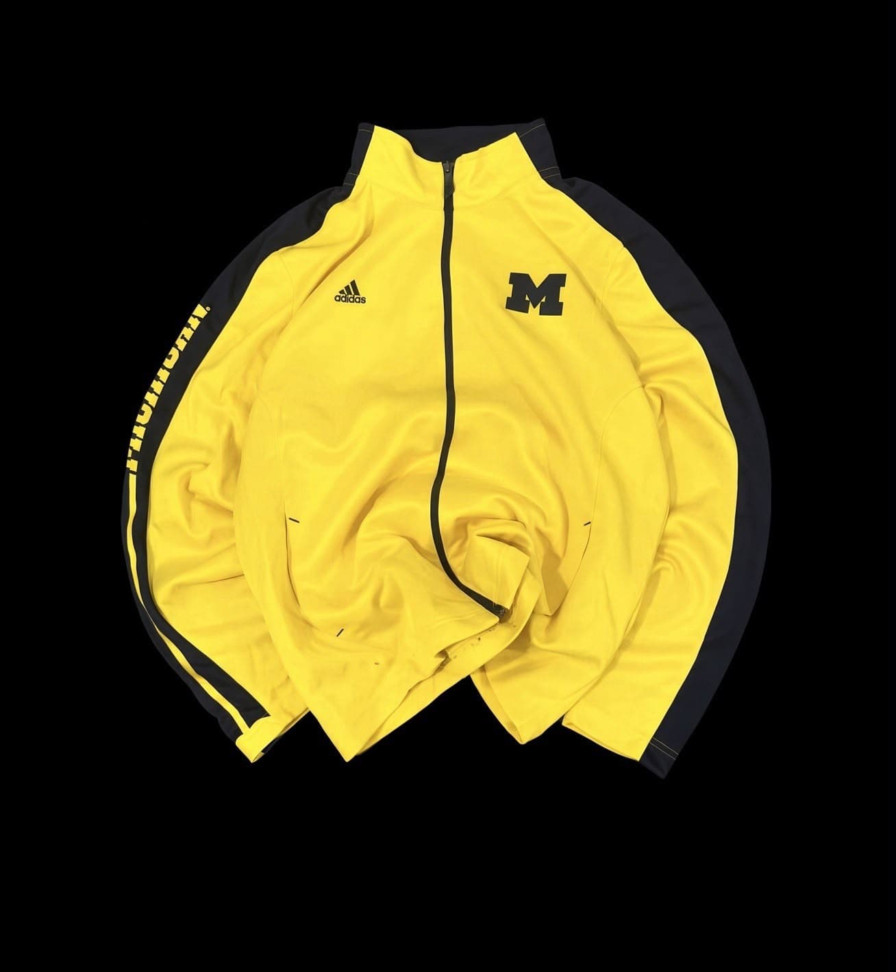 Vintage Adidas "Michigan Wolverines" Varsity Track Jacket