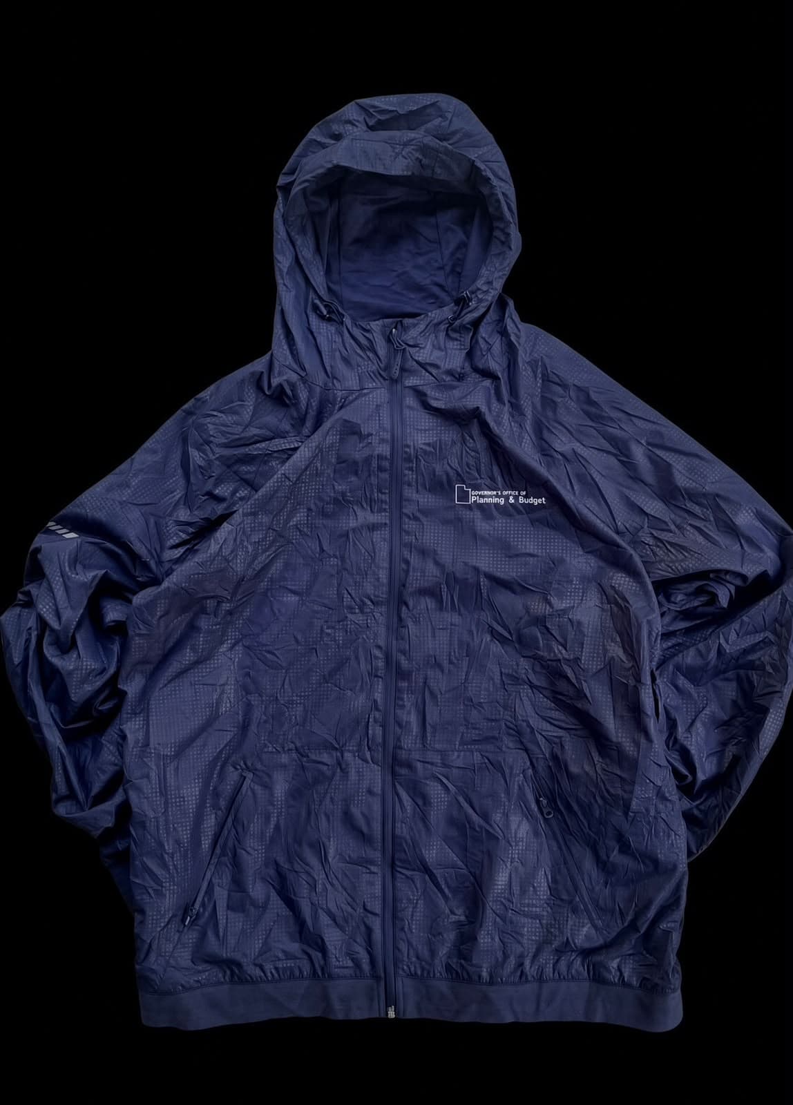 Vintage Grid-Tech "Planning & Budget" Windbreaker